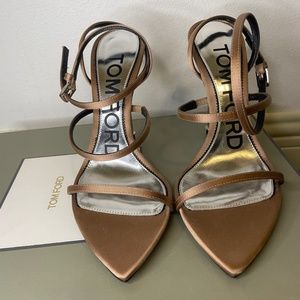 Tom Ford silver blade sandal size 36 brand new with box and dust bag!